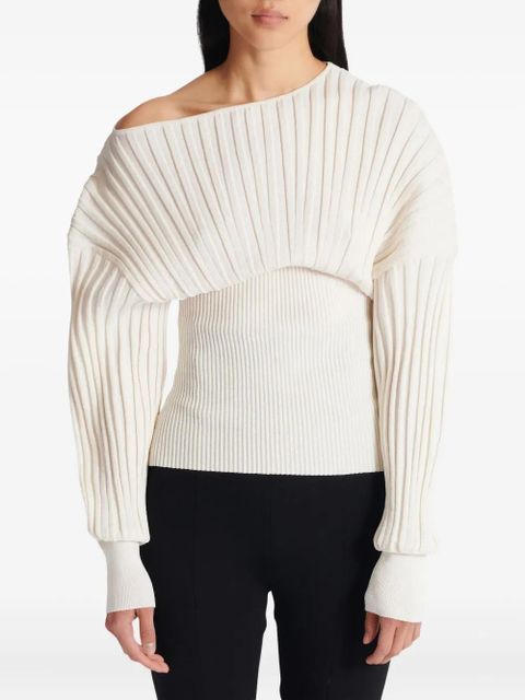 Balmain long-sleeve sweater - White - zdjęcie produktu nr 1