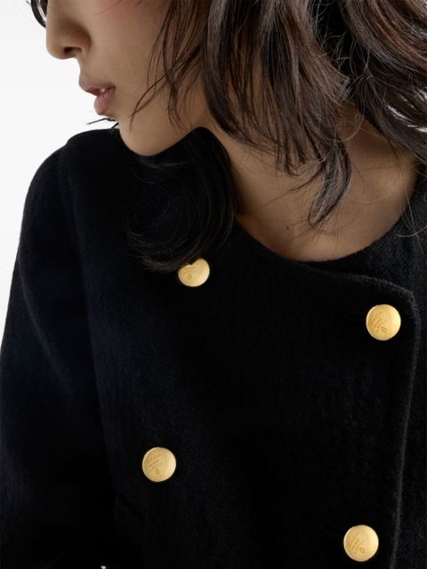 Prada Double-breasted twill jacket - Black