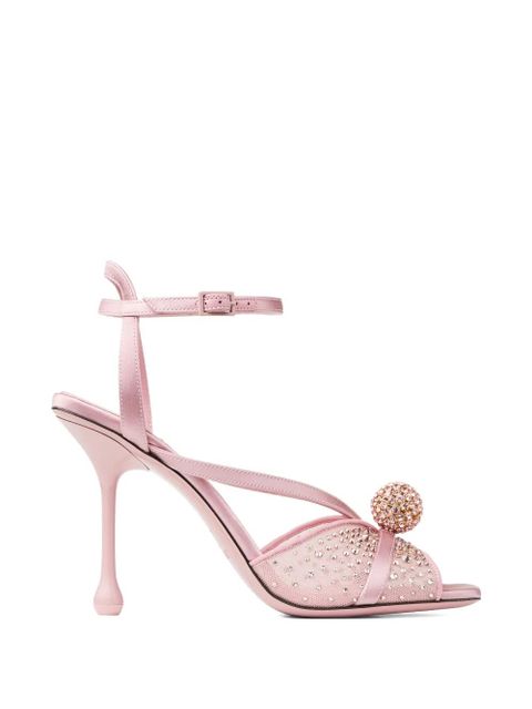 Jimmy Choo Sarai upper-embellishment strappy sandals - Pink - zdjęcie produktu nr 1