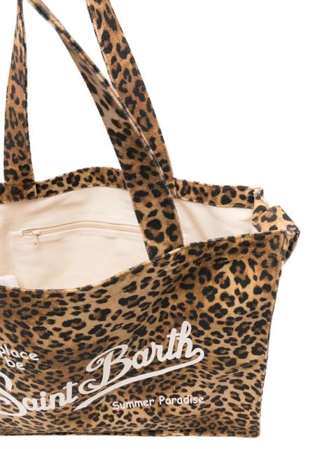 MC2 Saint Barth Essential leopard-print tote bag - Neutrals