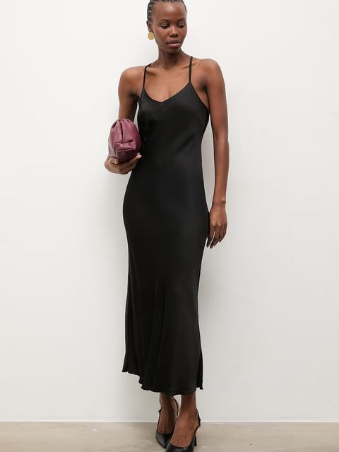 Answear.LAB sukienka bieliźniana z wiskozy - zdjęcie produktu nr 2