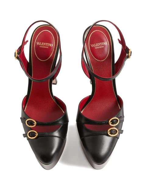 Valentino Garavani 145mm Crasher platform-sole pumps - Black