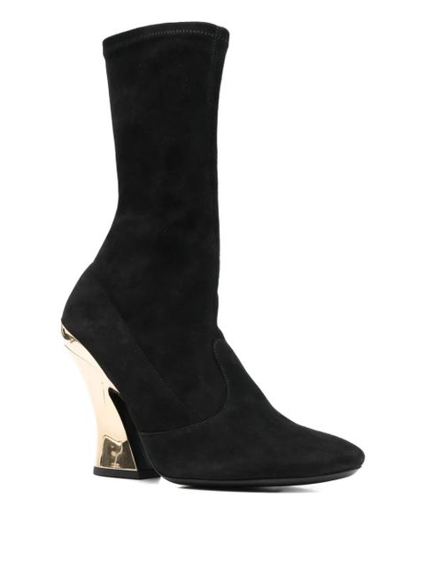 Givenchy 100mm sculptured boots - Black - zdjęcie produktu nr 2
