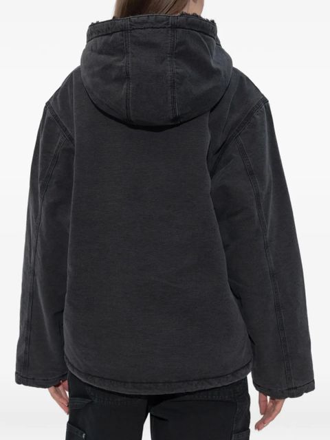 Carhartt WIP zip-up hooded jacket - Black