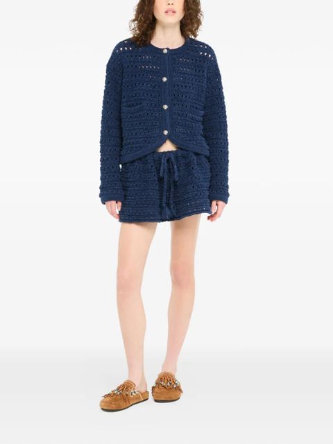 Alanui The Breath of The Lagoon buttoned jacket - Blue - zdjęcie produktu nr 2