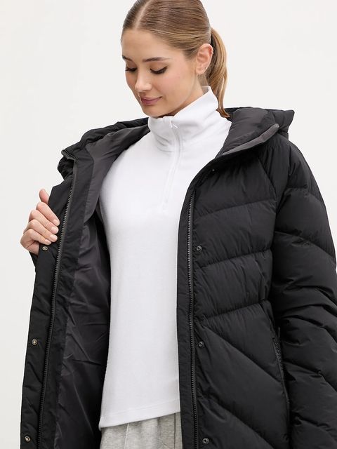 Jack Wolfskin kurtka puchowa Marienplatz damska kolor czarny zimowa 1206971