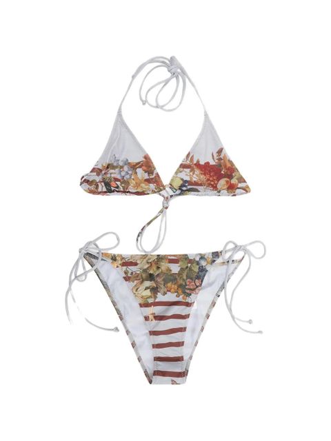 Jean Paul Gaultier floral-print bikini set - White - zdjęcie produktu nr 1