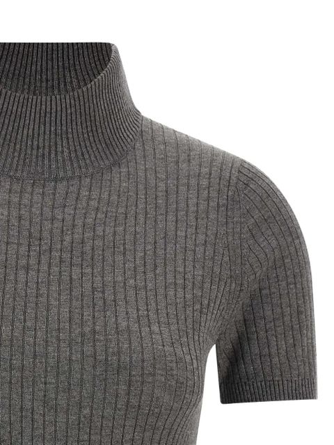 Max Mara Janagy ribbed high-neck sweater - Grey