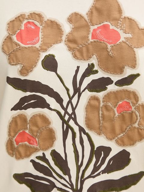 United Colors of Benetton t-shirt bawełniany damski kolor beżowy 3DCJD10B5