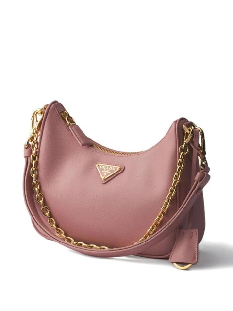 Prada mini Re-Edition leather shoulder bag - Pink - zdjęcie produktu nr 2