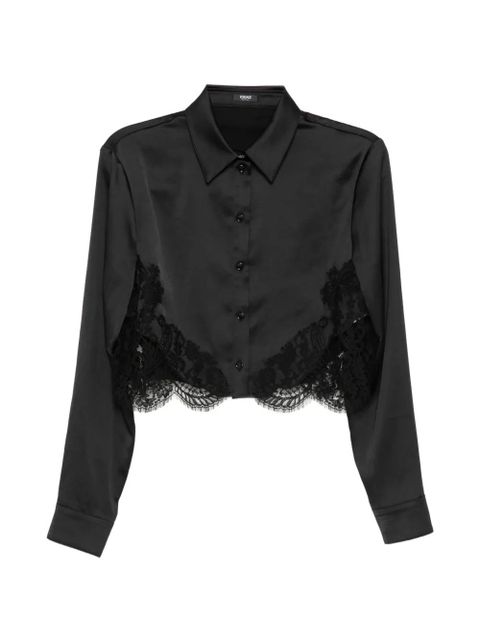 Versace Lace-trim shirt - Black - zdjęcie produktu nr 1