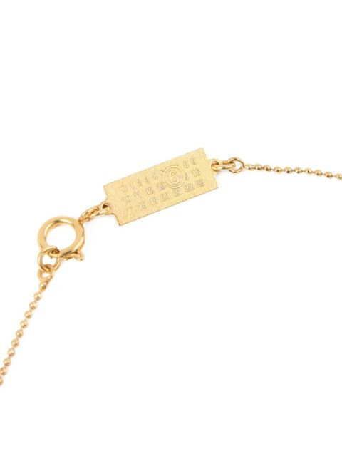 MM6 Maison Margiela ring-charm necklace - Gold