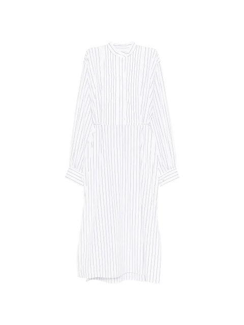 Jil Sander striped midi dress - White - zdjęcie produktu nr 1