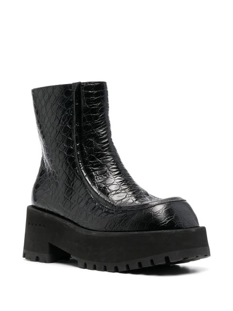Marni 65mm chunky Chelsea boots - Black - zdjęcie produktu nr 2