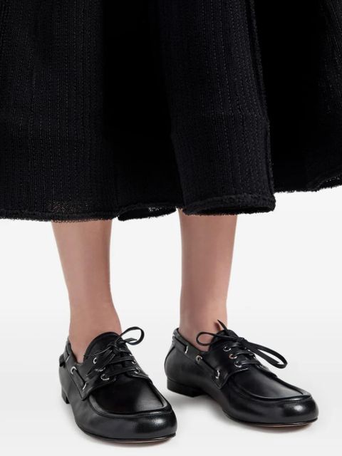 Proenza Schouler leather loafers - Black