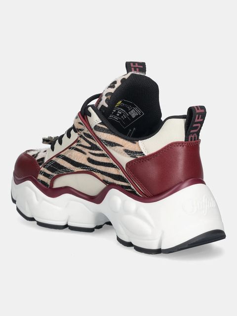 Buffalo sneakersy Binary Glam damskie kolor bordowy 1636515-RCL