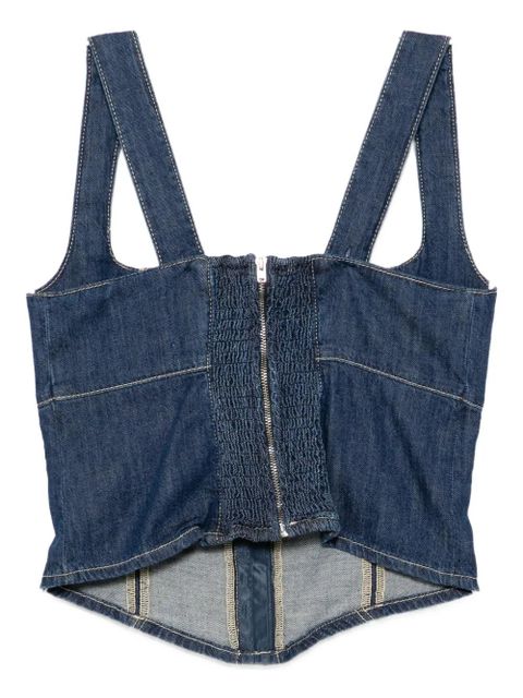 Reformation Tagliatelle denim top - ELS