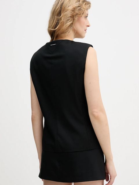 Karl Lagerfeld kamizelka z domieszką wełny