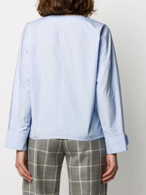3.1 Phillip Lim patch-pocket long-sleeve blouse - Blue
