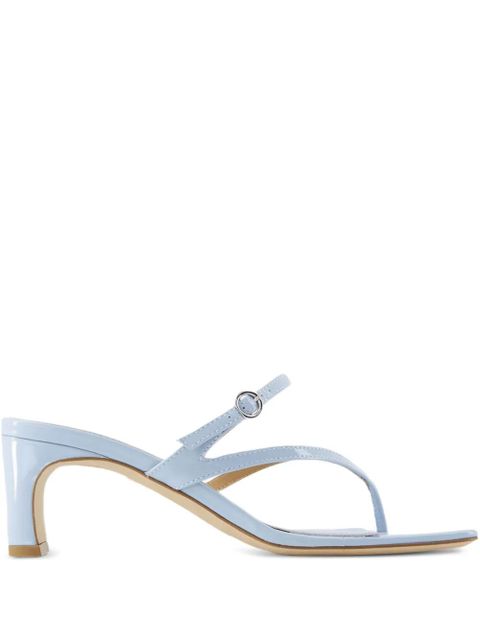 Aeyde 55mm Giselle buckle-strap heeled sandals - Blue - zdjęcie produktu nr 1