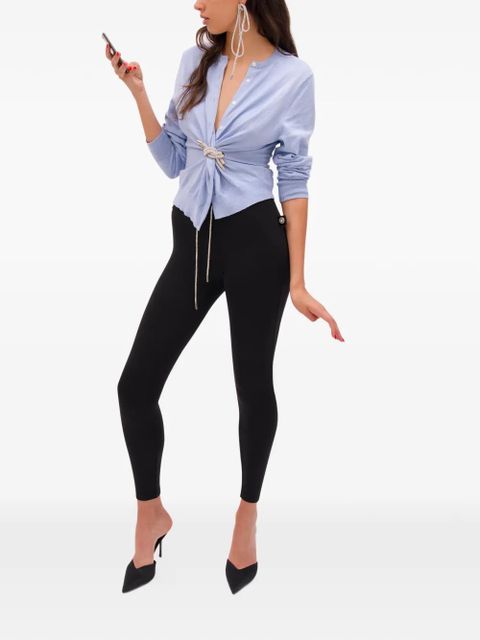 AREA crystal-knot cardigan - Blue - zdjęcie produktu nr 2