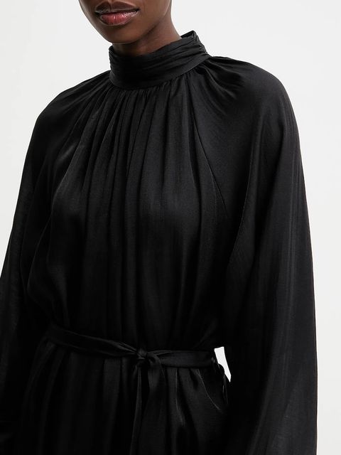 Answear.LAB sukienka kolor czarny mini rozkloszowana