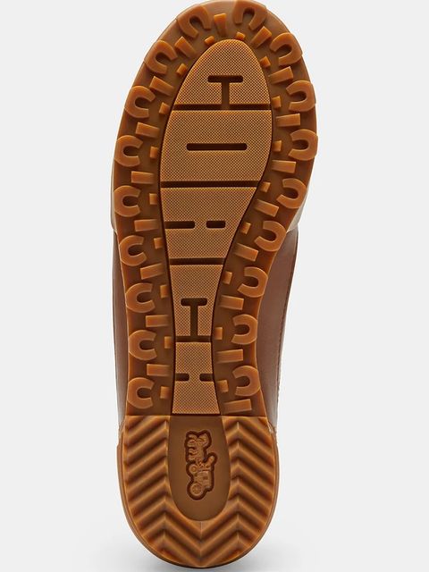 Coach sneakersy skórzane Coach Match damskie kolor brązowy CCI43