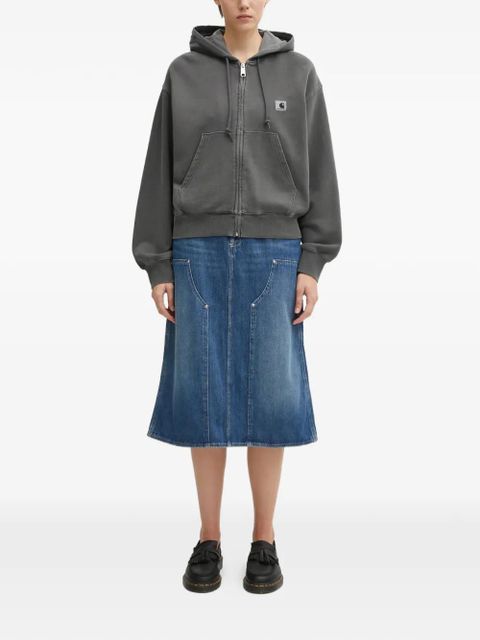 Carhartt WIP front-pockets A-line midi skirt - Blue - zdjęcie produktu nr 2