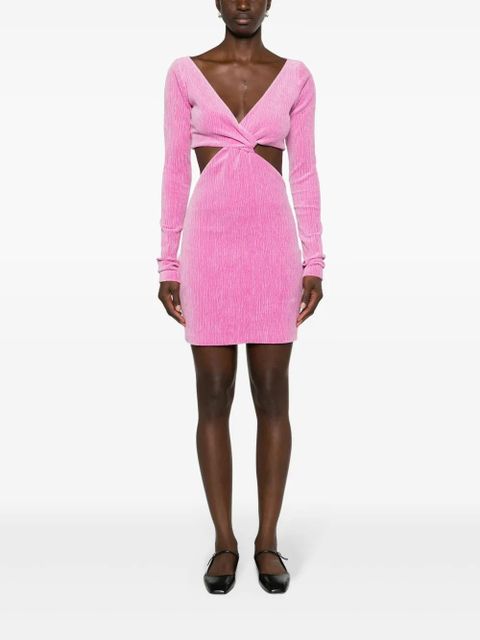 Nanushka Desta cut-out velvet dress - Pink - zdjęcie produktu nr 2