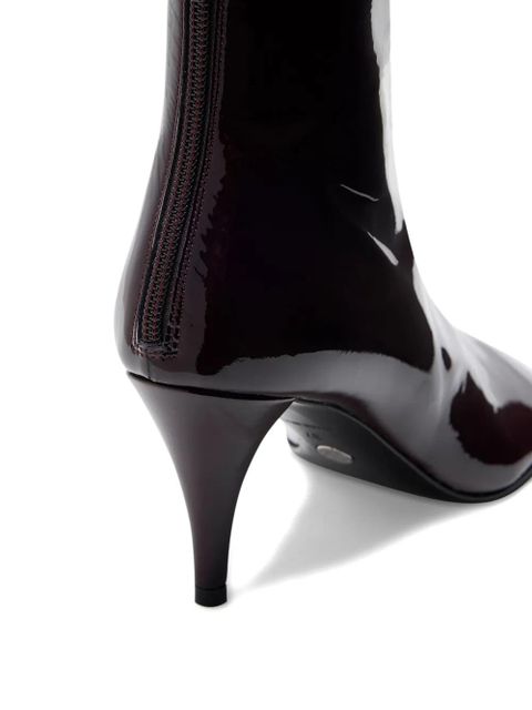 Proenza Schouler Glove leather ankle boots - Brown - zdjęcie produktu nr 2