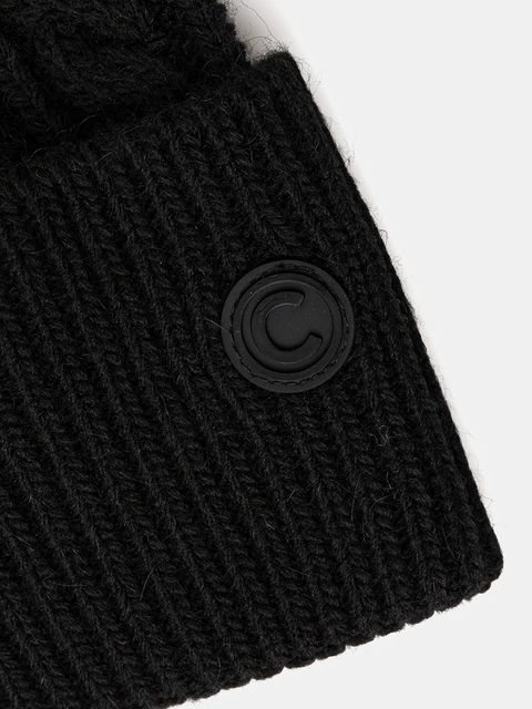 Colmar czapka z wełną kolor czarny 5060R.6XU