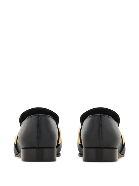 Ferragamo Vara leather loafers - Black