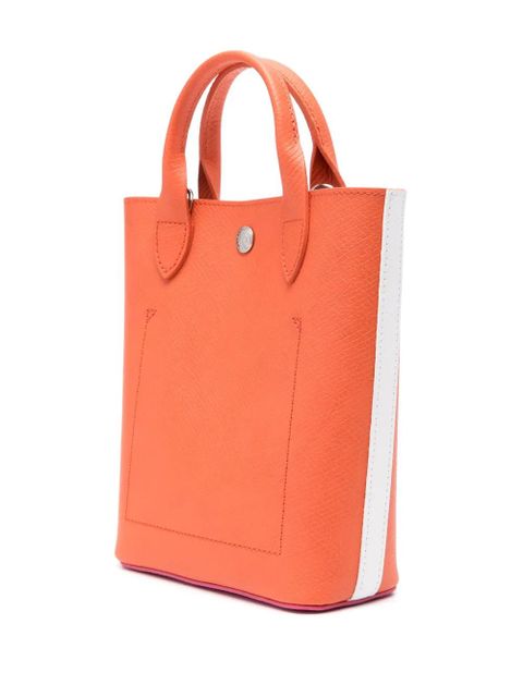 Longchamp Épure XS leather tote bag - Orange