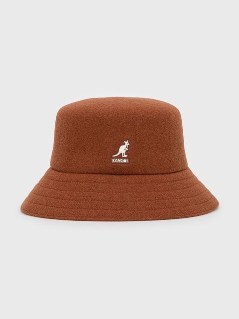 Kangol kapelusz wełniany kolor pomarańczowy wełniany - zdjęcie produktu nr 1