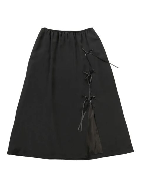 Simone Rocha bow-embellished skirt - Black - zdjęcie produktu nr 1