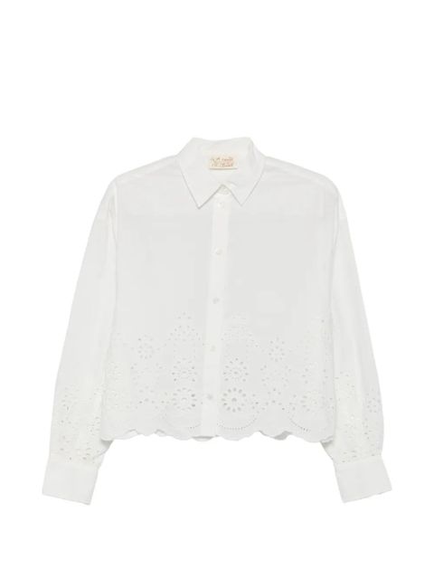 MC2 Saint Barth Oriane scalloped-hem shirt - White - zdjęcie produktu nr 1