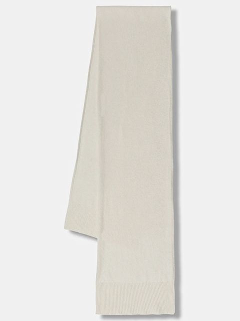 United Colors of Benetton szalik wełniany kolor beżowy gładki 1002DU01E - zdjęcie produktu nr 1