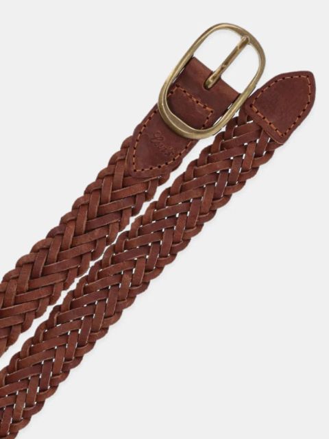 Levi's pasek skórzany damski kolor brązowy 000A4-0002