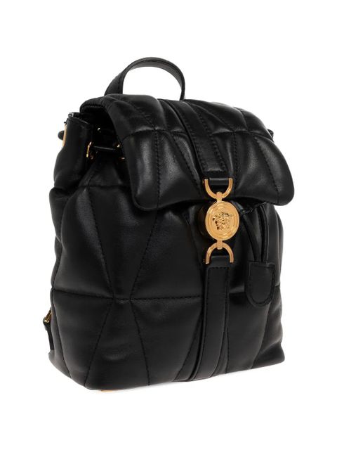 Versace Kleio quilted Medusa-motif backpack - Black