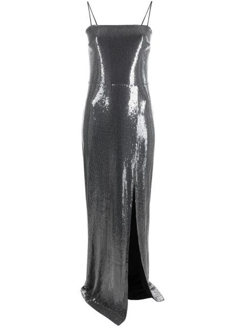 ROTATE BIRGER CHRISTENSEN sequin-embellished long dress - Black - zdjęcie produktu nr 1