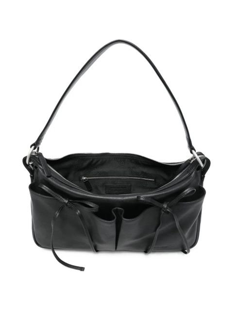 Marge Sherwood tie detail tote bag - Black