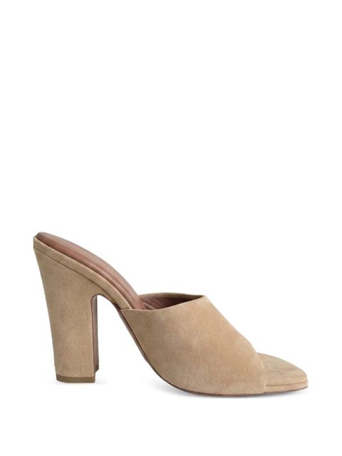 Paris Texas square-toe mules - Neutrals - zdjęcie produktu nr 1