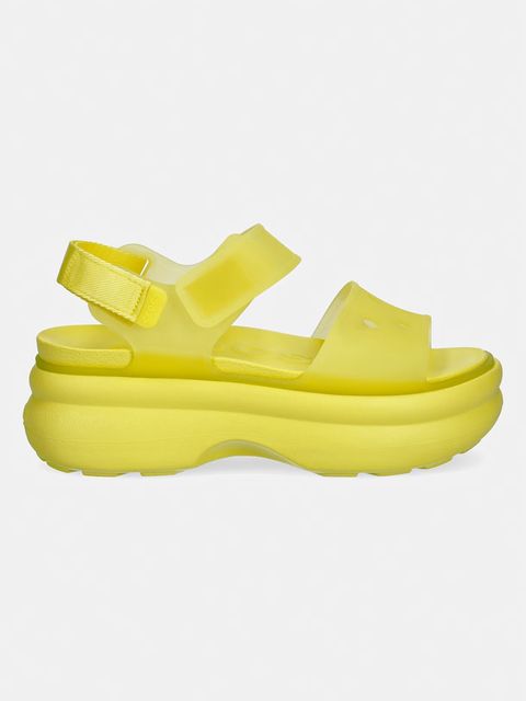 Crocs sandały na platformie damskie Soho Frosted Y Strap Sandal - zdjęcie produktu nr 1