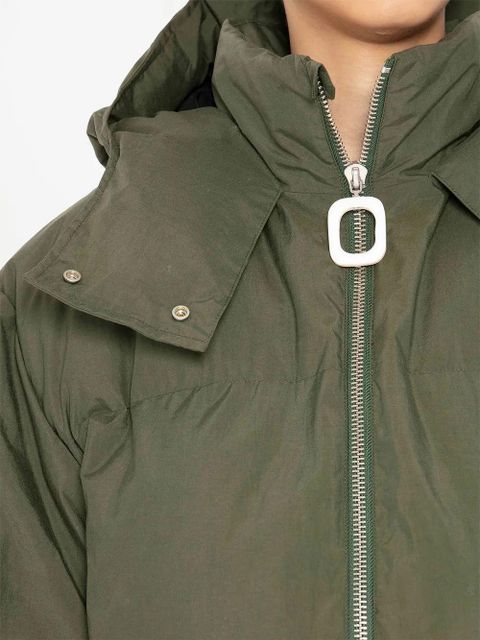 JW Anderson padded hooded coat - Green