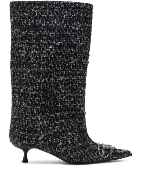 Diesel 40mm D-venus pointed-toe boots - Black - zdjęcie produktu nr 1