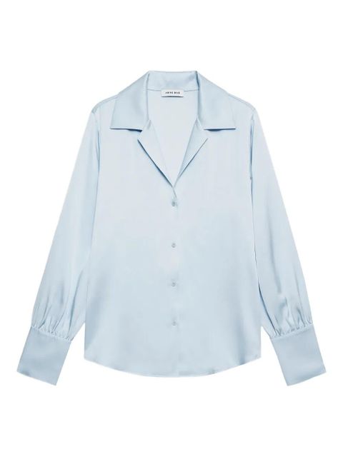 ANINE BING Bethany button shirt - Blue