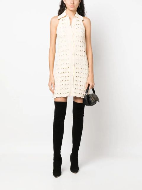Sportmax Rivolo crochet short dress - Neutrals - zdjęcie produktu nr 2