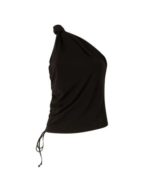 PINKO one-shoulder ruched top - Black - zdjęcie produktu nr 1