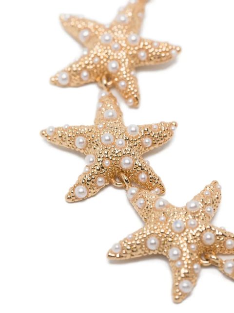 Self-Portrait sea-star bracelet - Gold