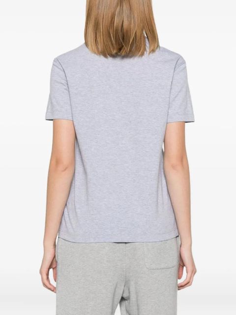FENDI embroidered-logo T-shirt - Grey